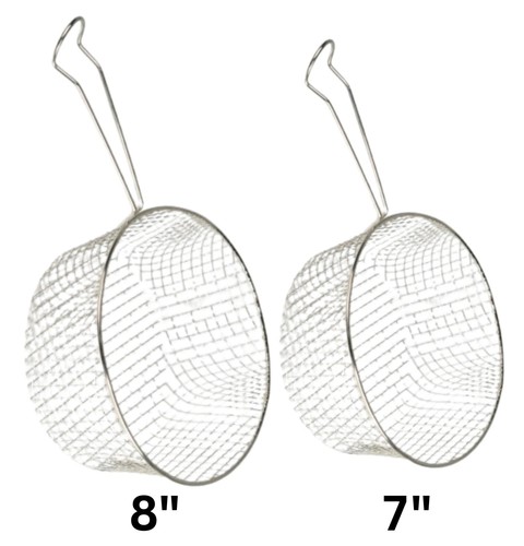 Chip pan frying - wire, mesh