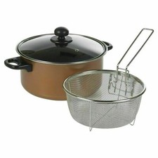 Large Stove Top Chip Pan Deep