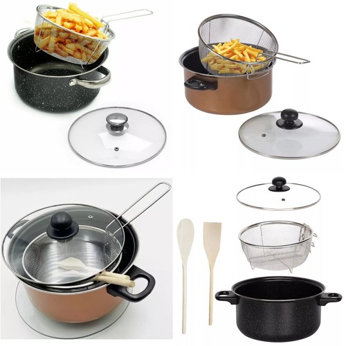 Large 24cm chip pan deep - 24cm,