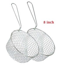 2x Chip Pan Frying Wire Mesh