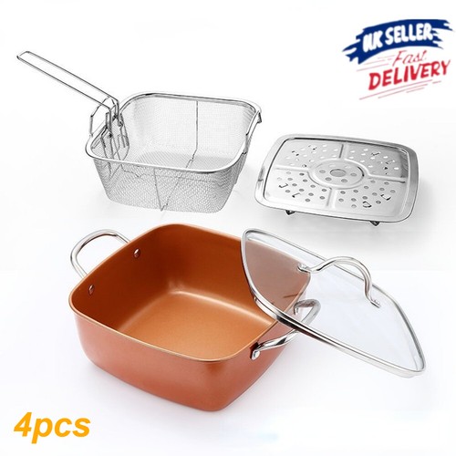 Large 24cm kitchen fryer - fryer, non
