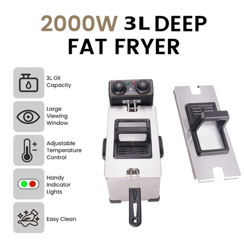 Deep fat fryer large litre - 3,