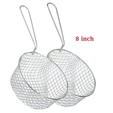 2x Chip Pan Frying Wire Mesh