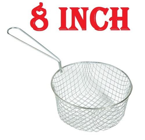 8inch frying wire mesh basket - 8inch,