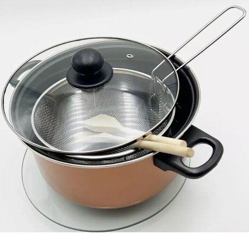 Large 24cm chip pan deep - 24cm,