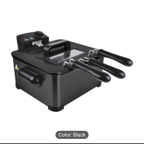 Deep fryer with triple - fryer,