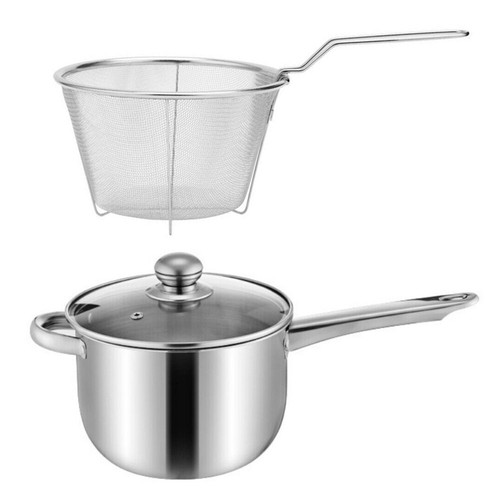 3pcs set large stainless - large,