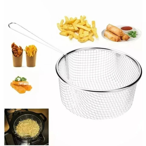 Stainless steel frying - stainless, basket