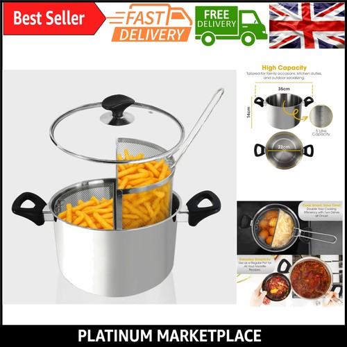 22cm large stainless steel - large,