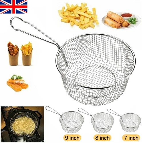 Inch round frying chip - round, pan